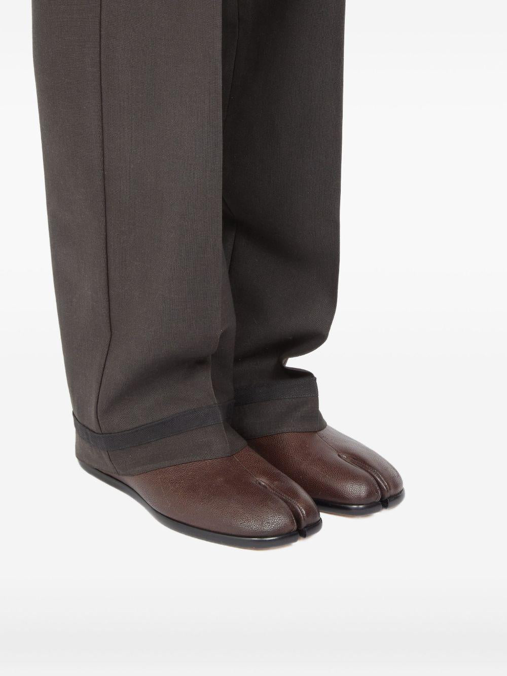 Mocassini Tabi Babouche color cioccolato 