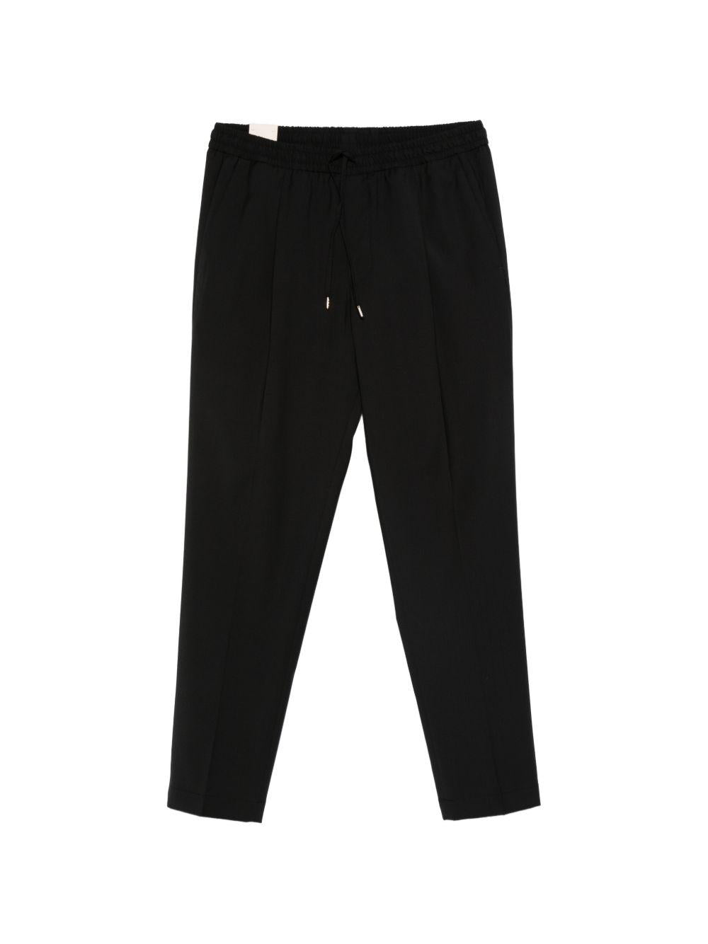 Pantaloni Wimbledons neri con coulisse 