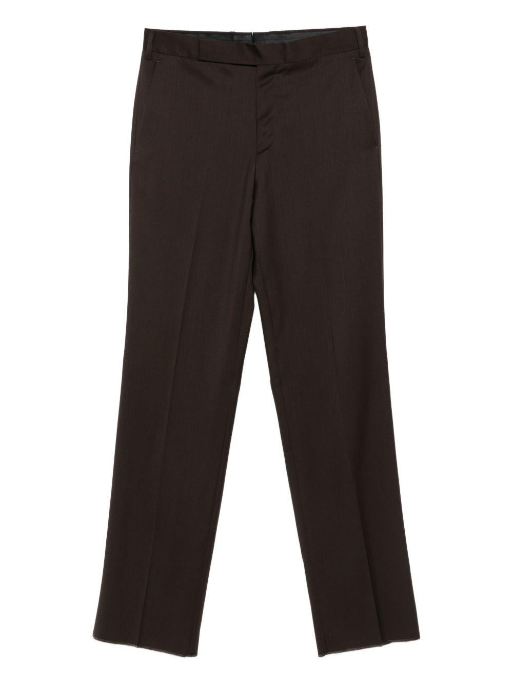 Pantaloni marroni dritti 