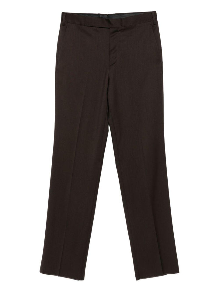 Pantaloni marroni dritti 