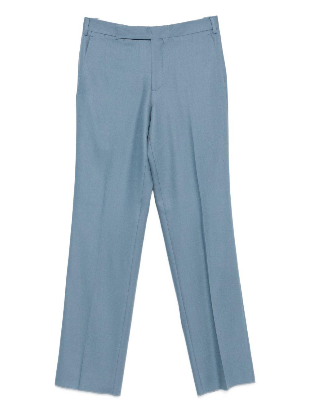 Pantaloni azzurri dritti 