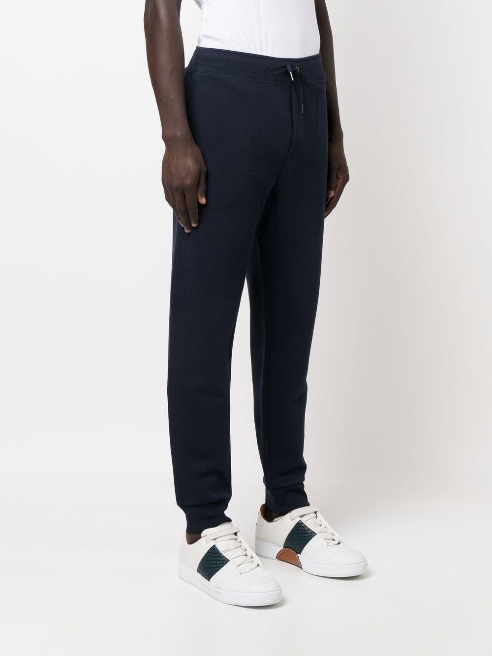 Pantaloni sportivi blu navy con ricamo Big Pony 
