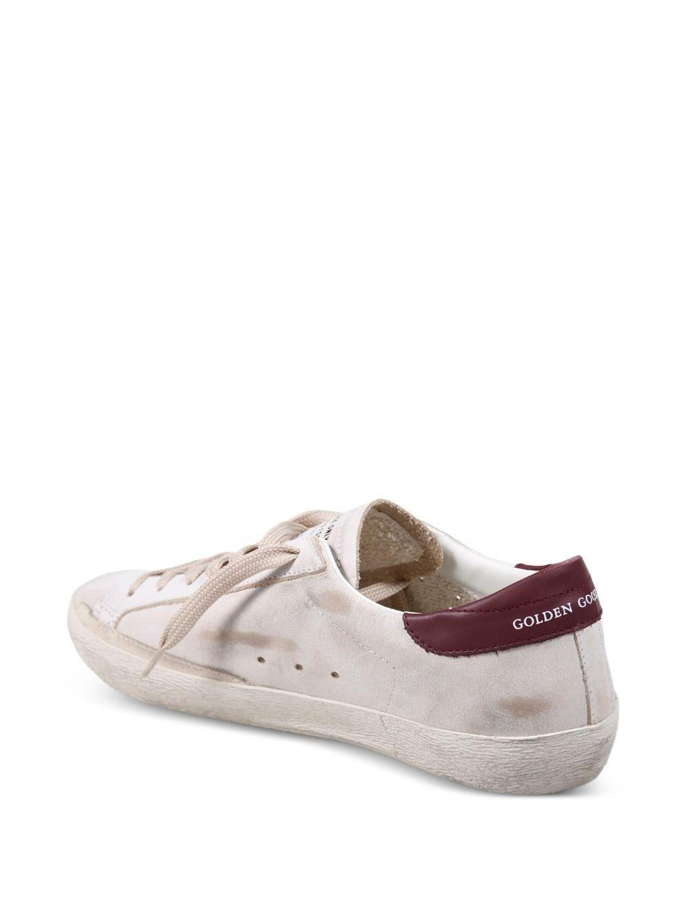 Sneaker superstar con applicazioni white/red 
