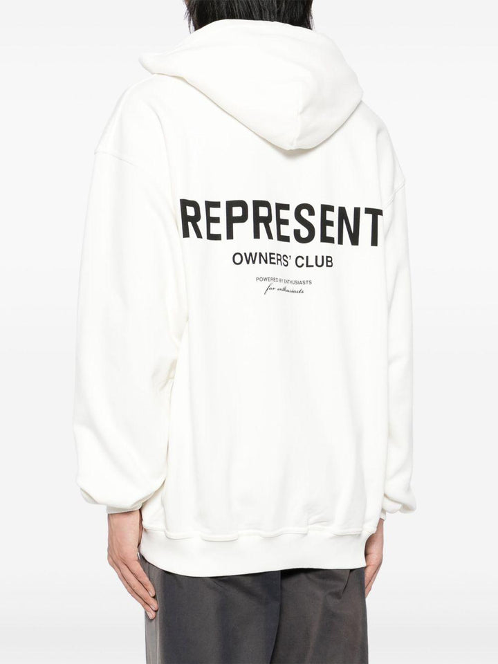 Felpa Hoodie Owners club bianca 
