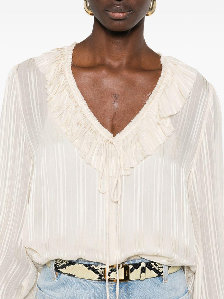 Camicia con ruches 