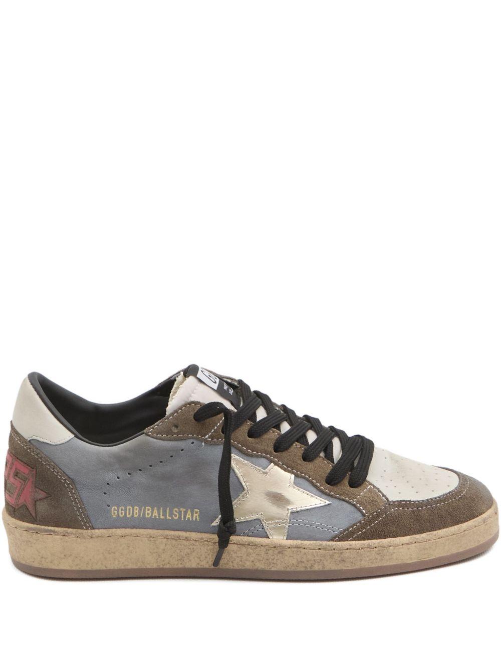 Sneakers grigie Ball Star in pelle scamosciata 
