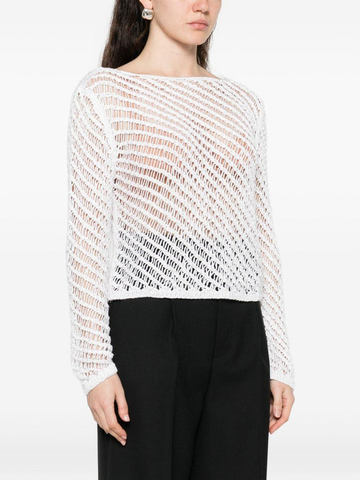 Maglia con trasparenze 