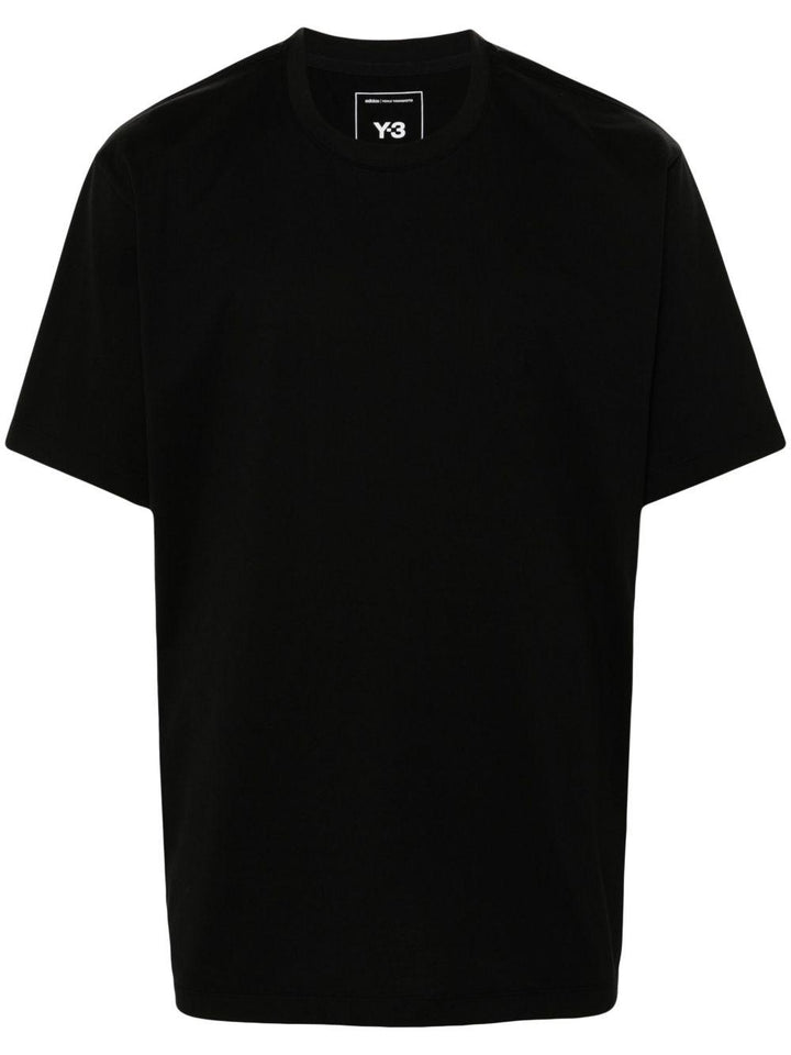 T-shirt nera logotype 