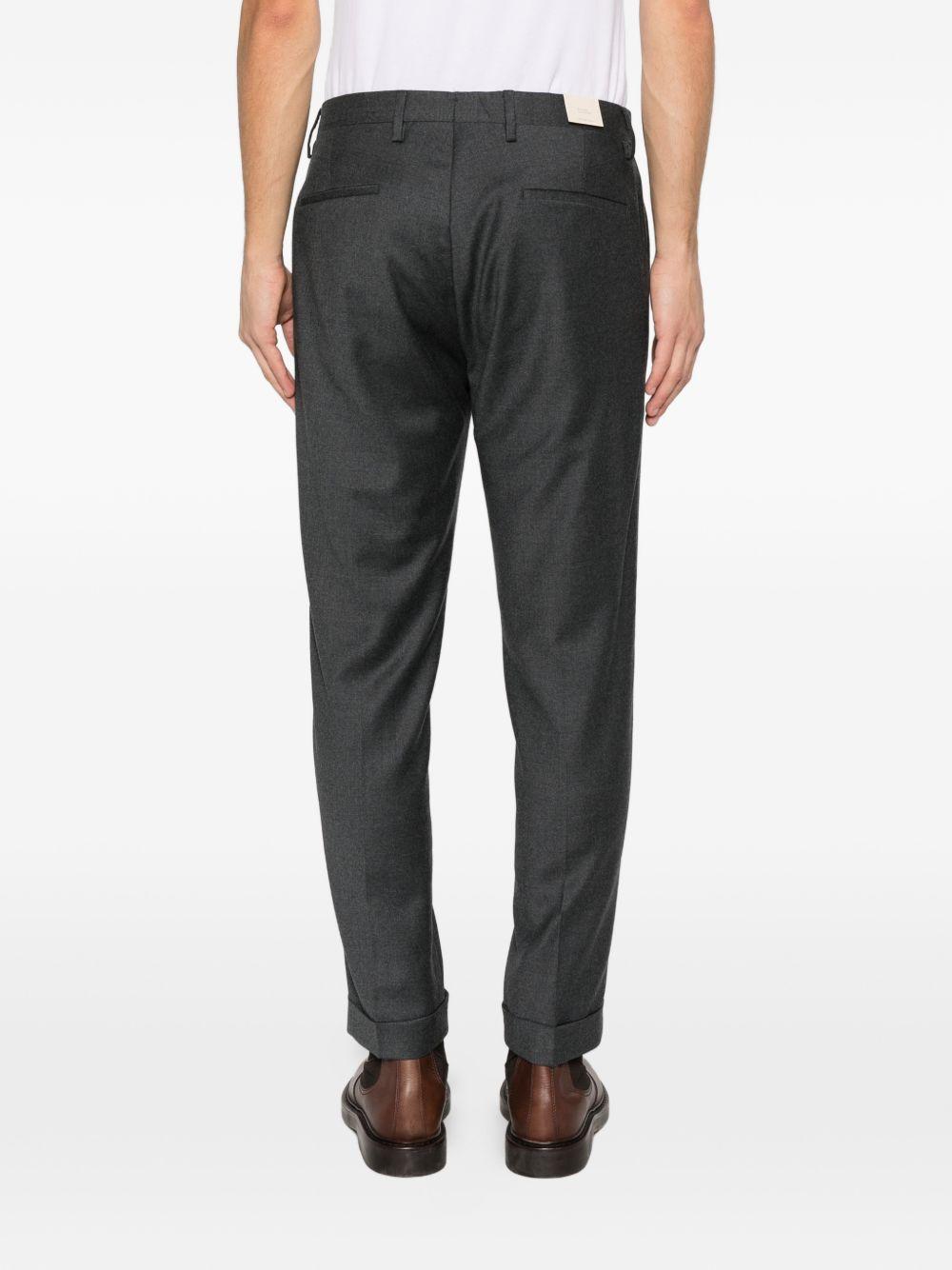Pantaloni plissé grigio scuro 