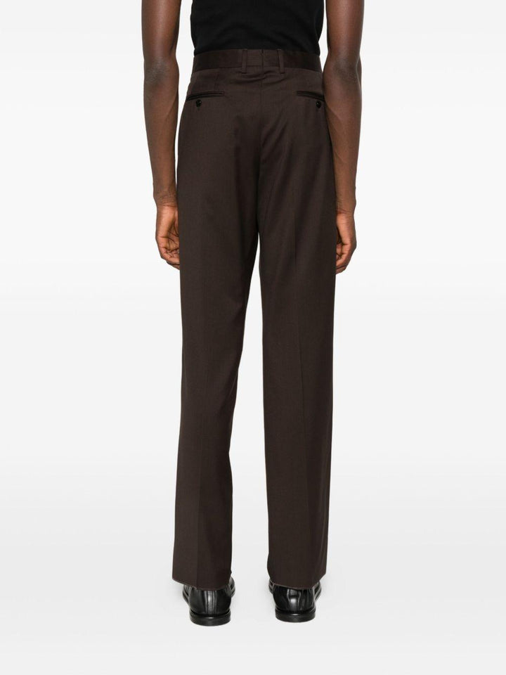 Pantaloni marroni dritti 