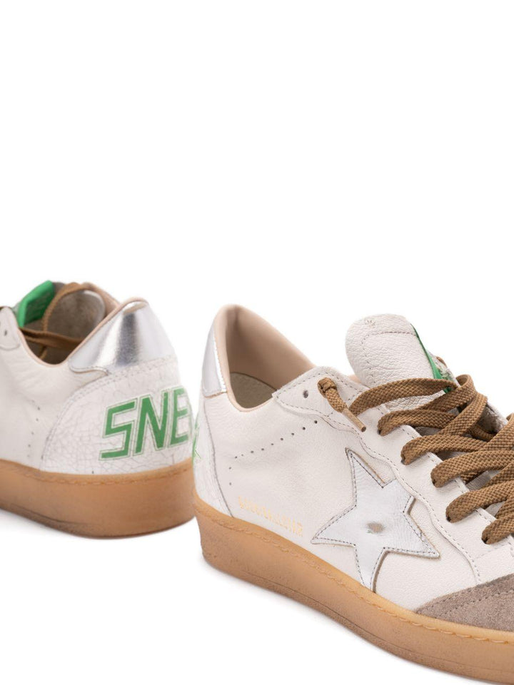 Sneaker superstar multicolor con applicazioni argento 