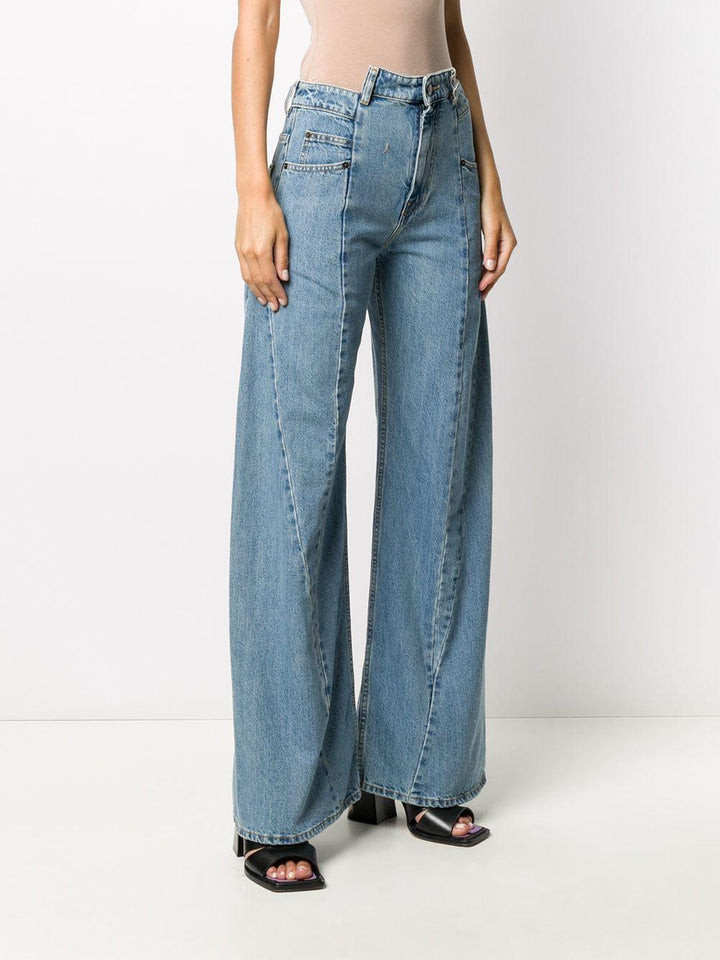 Jeans a gamba ampia Décortiqué 