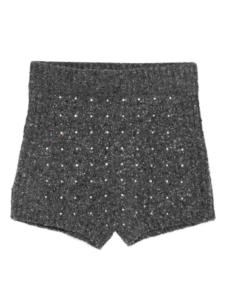 Shorts con decorazione 