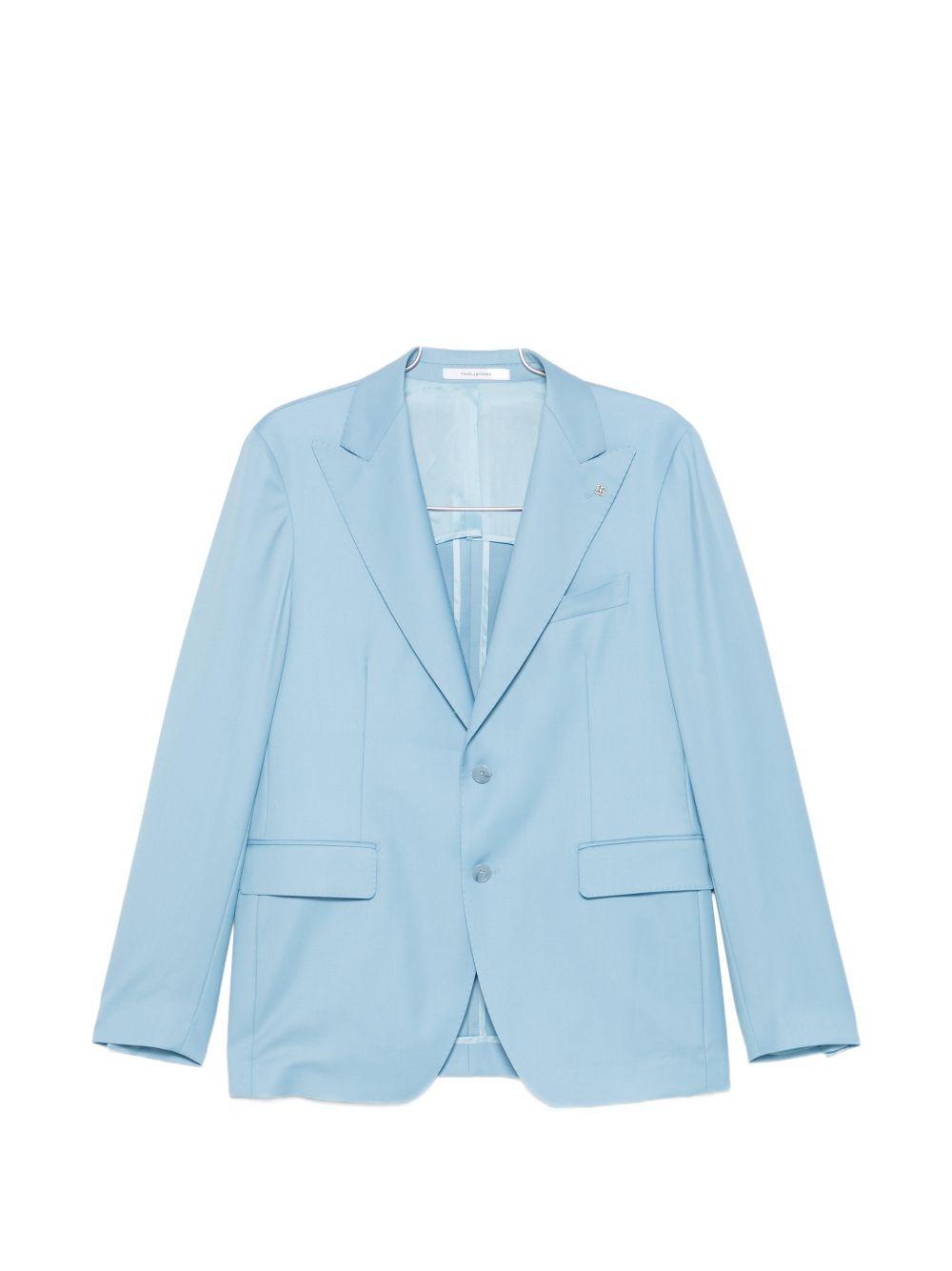 Abito monopetto azzurro 