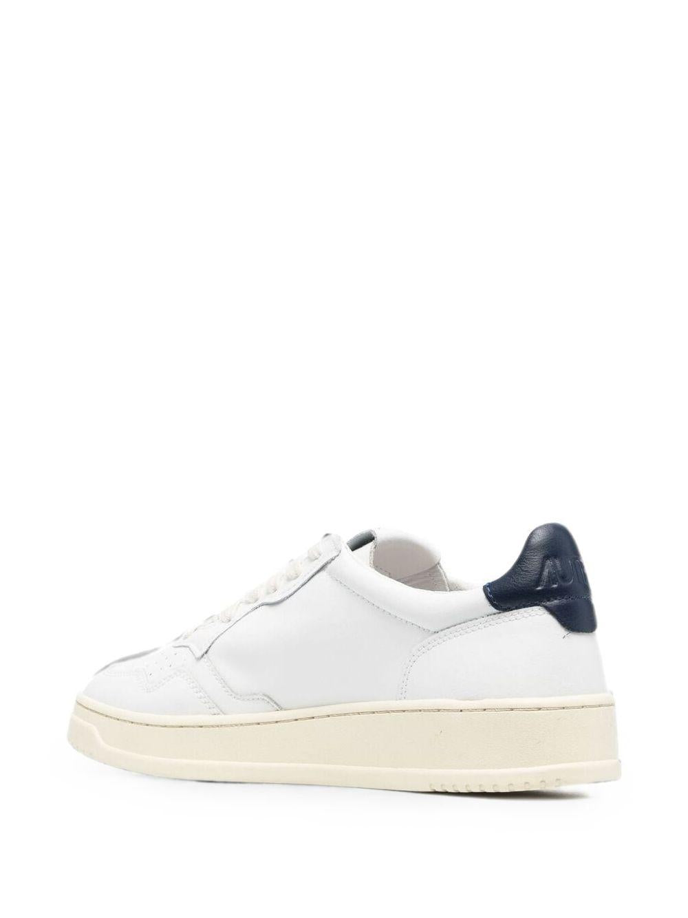 Sneakers white/space con applicazione logo 
