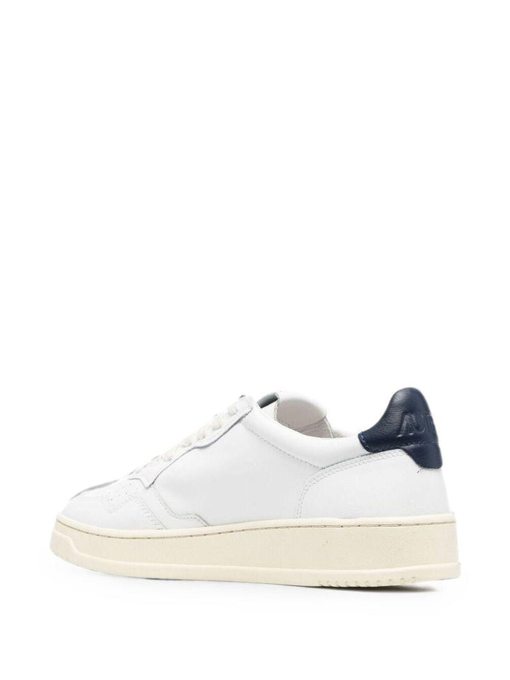 Sneakers white/space con applicazione logo 
