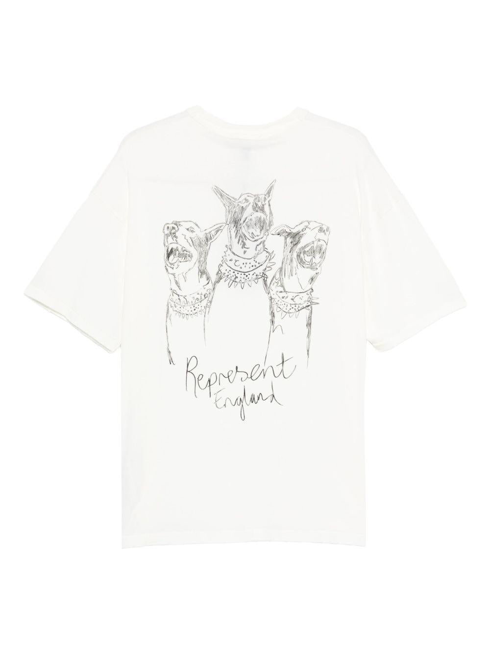 T-shirt Bianca con stampa 