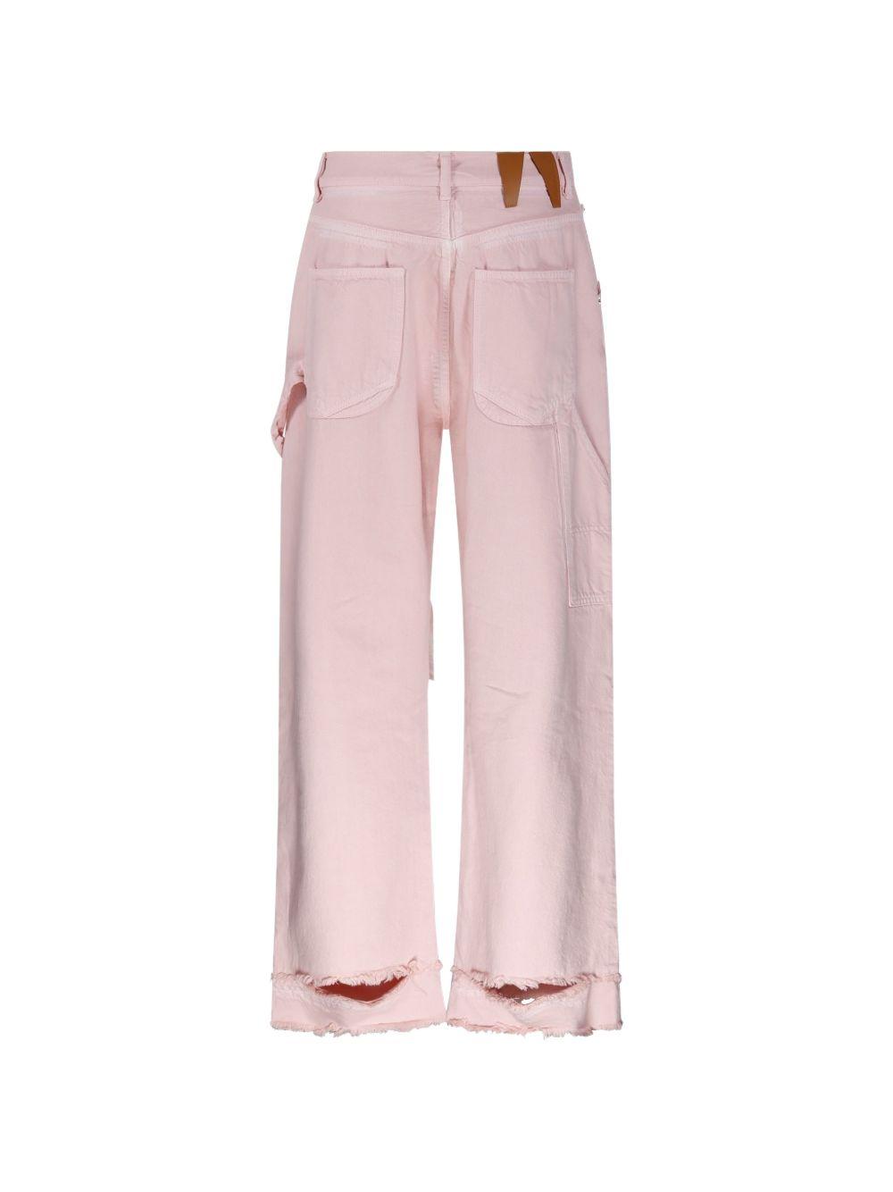 Jeans con dettaglio foulard 
