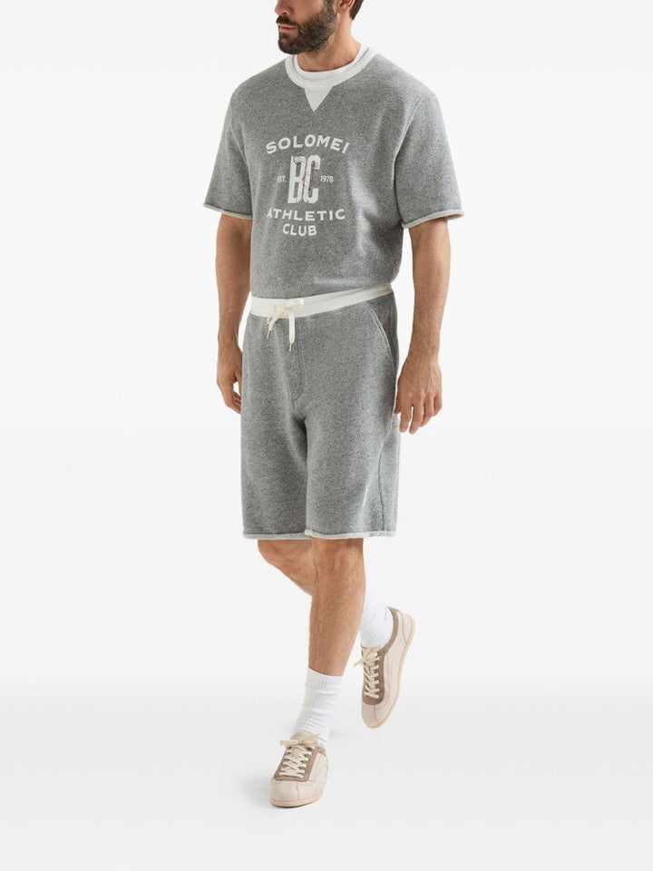 Sneakers Panelled avorio/tortora 