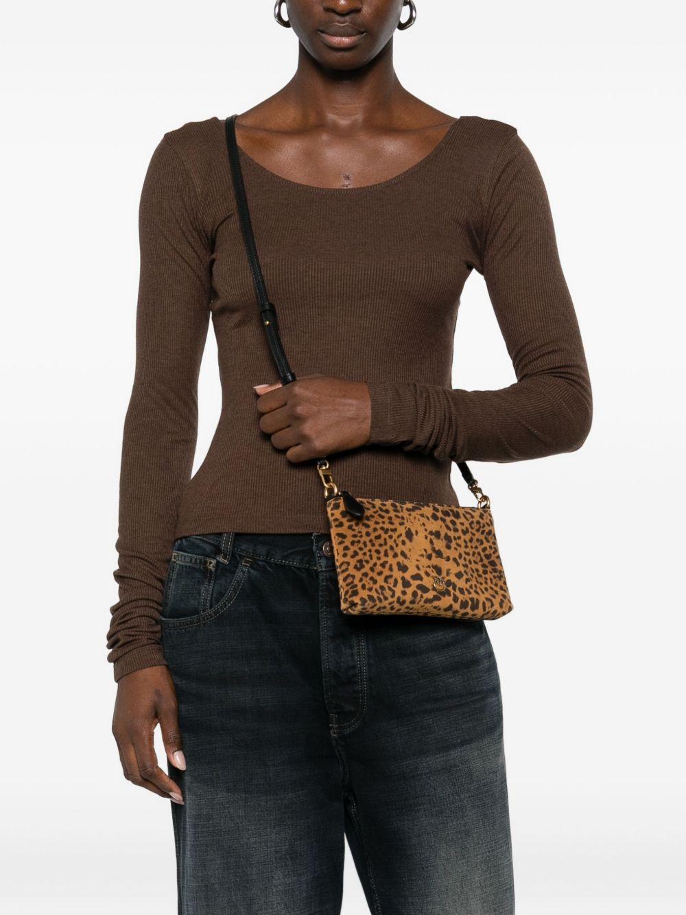 Borsa tote leopardata 