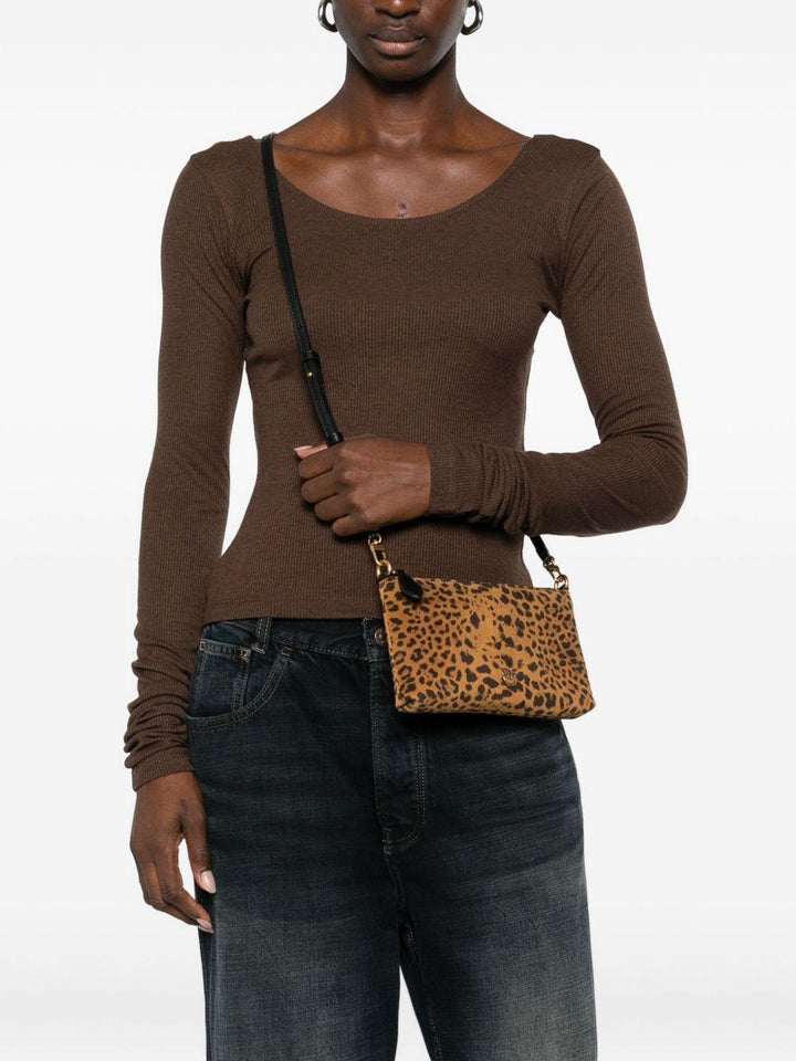Borsa tote leopardata 