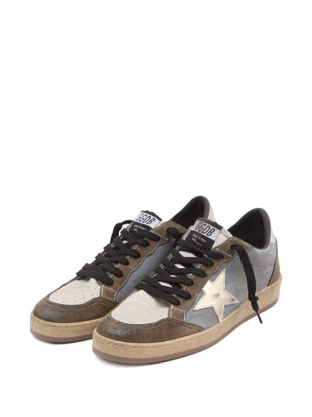 Sneakers grigie Ball Star in pelle scamosciata 