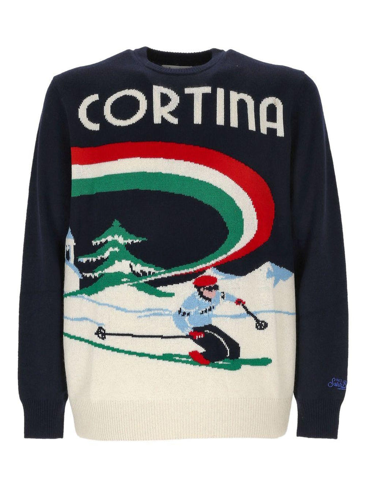 Maglione blu Cortina 