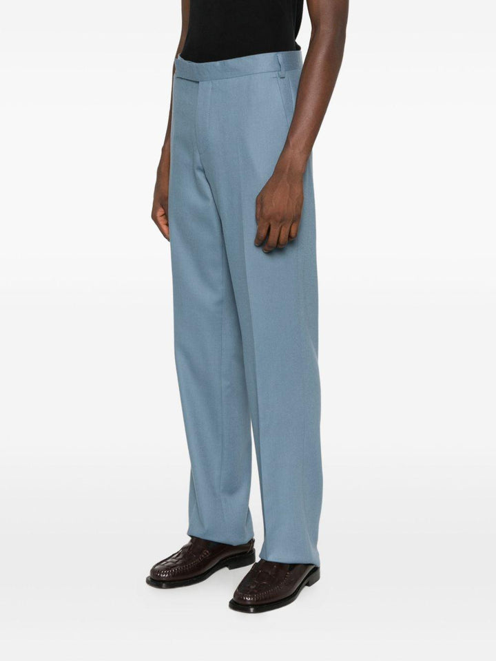 Pantaloni azzurri dritti 