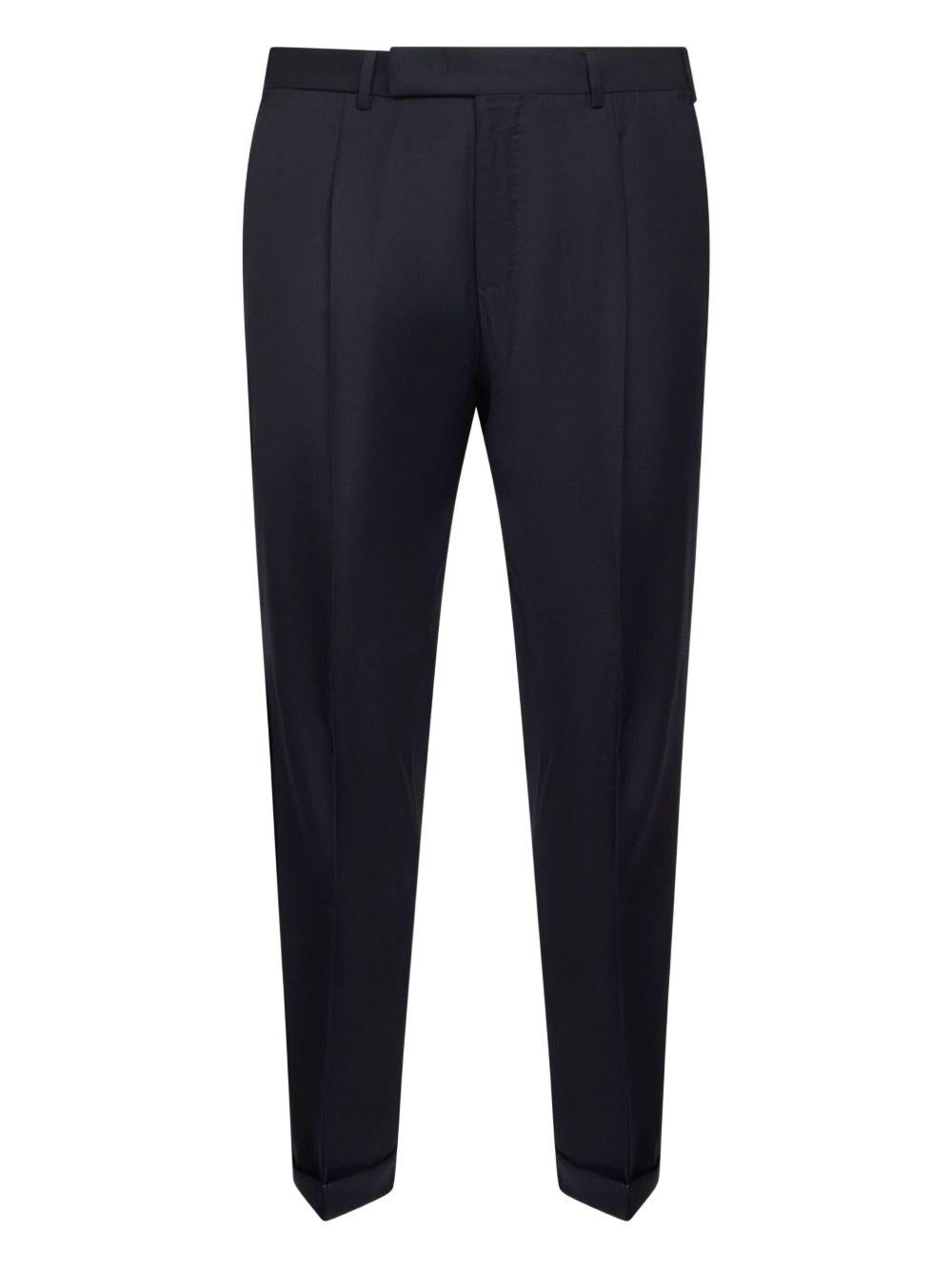 Pantaloni Rebel navy in twill 