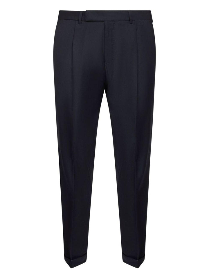Pantaloni Rebel navy in twill 