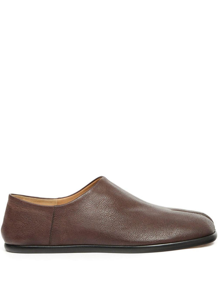 Mocassini Tabi Babouche color cioccolato 