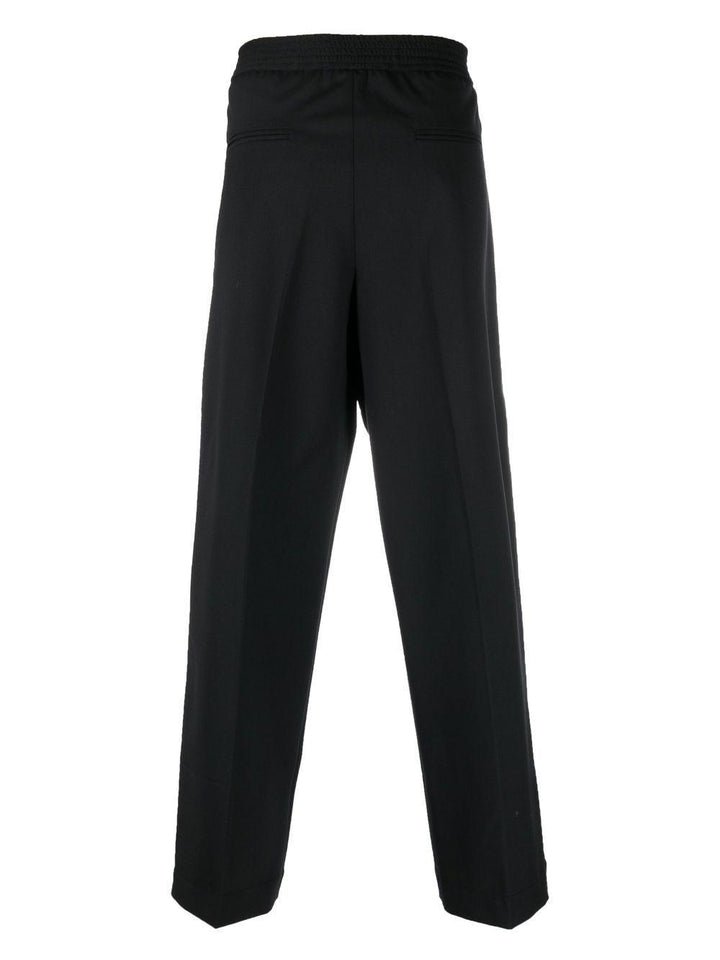 Pantaloni neri sartoriali a vita media 