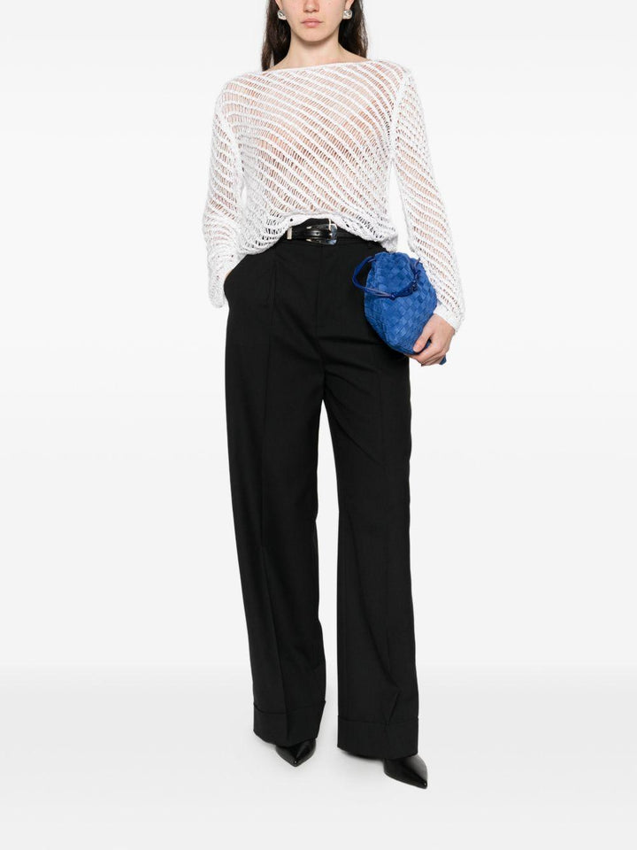 Maglia con trasparenze 