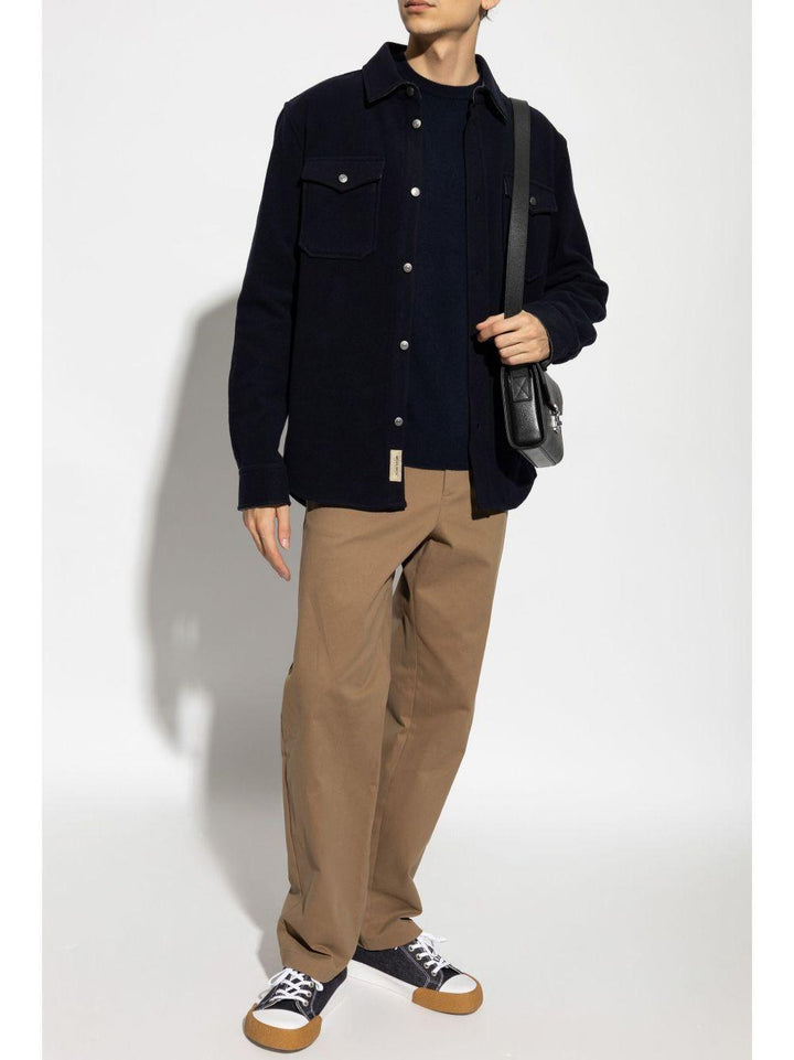 Maglione girocollo blu scuro 