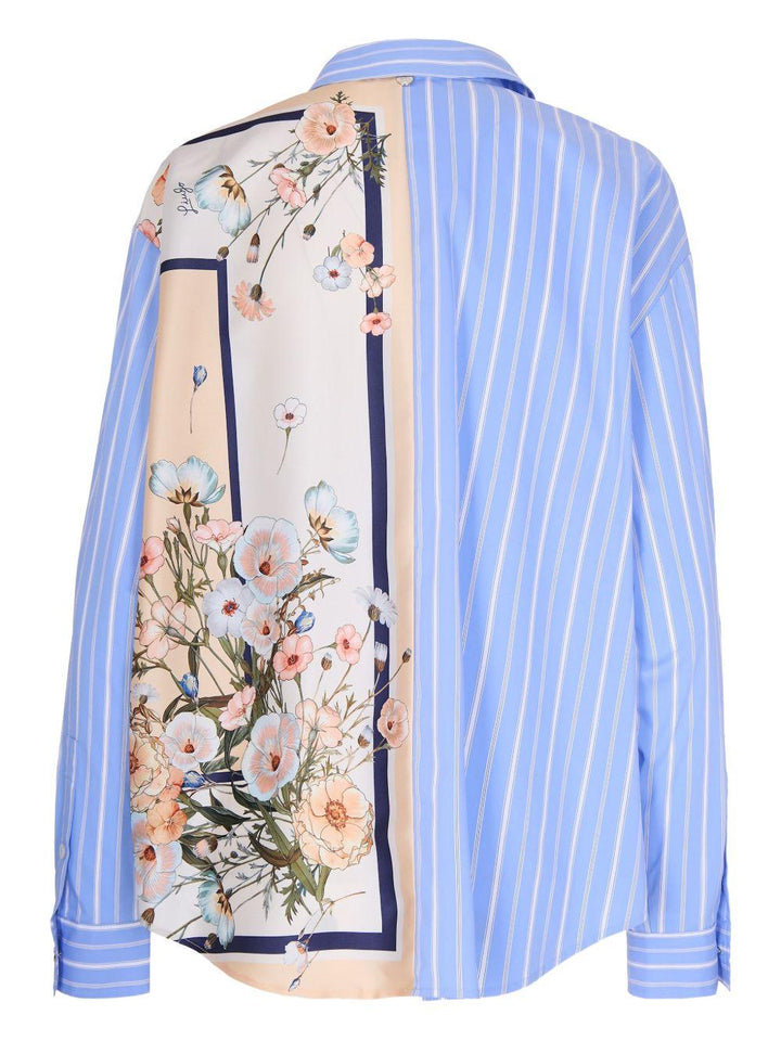 Camicia a righe a maniche lunghe 