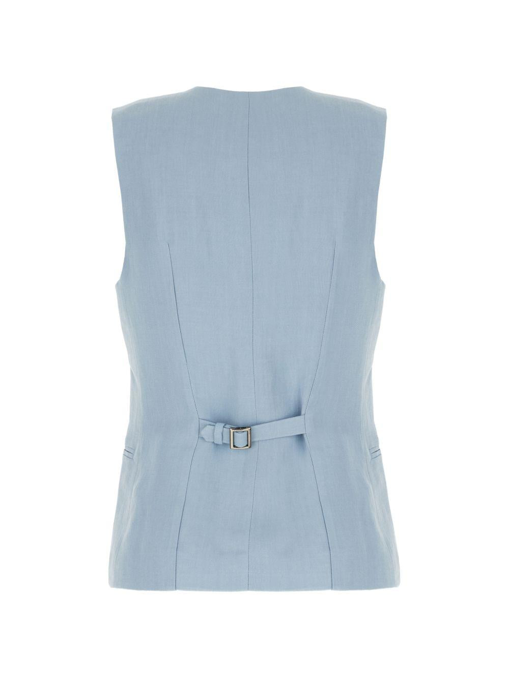 Gilet con bottoni 