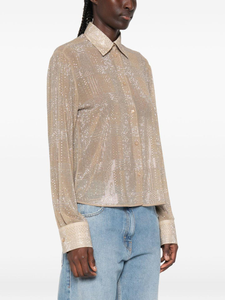 Camicia con applicazioni 