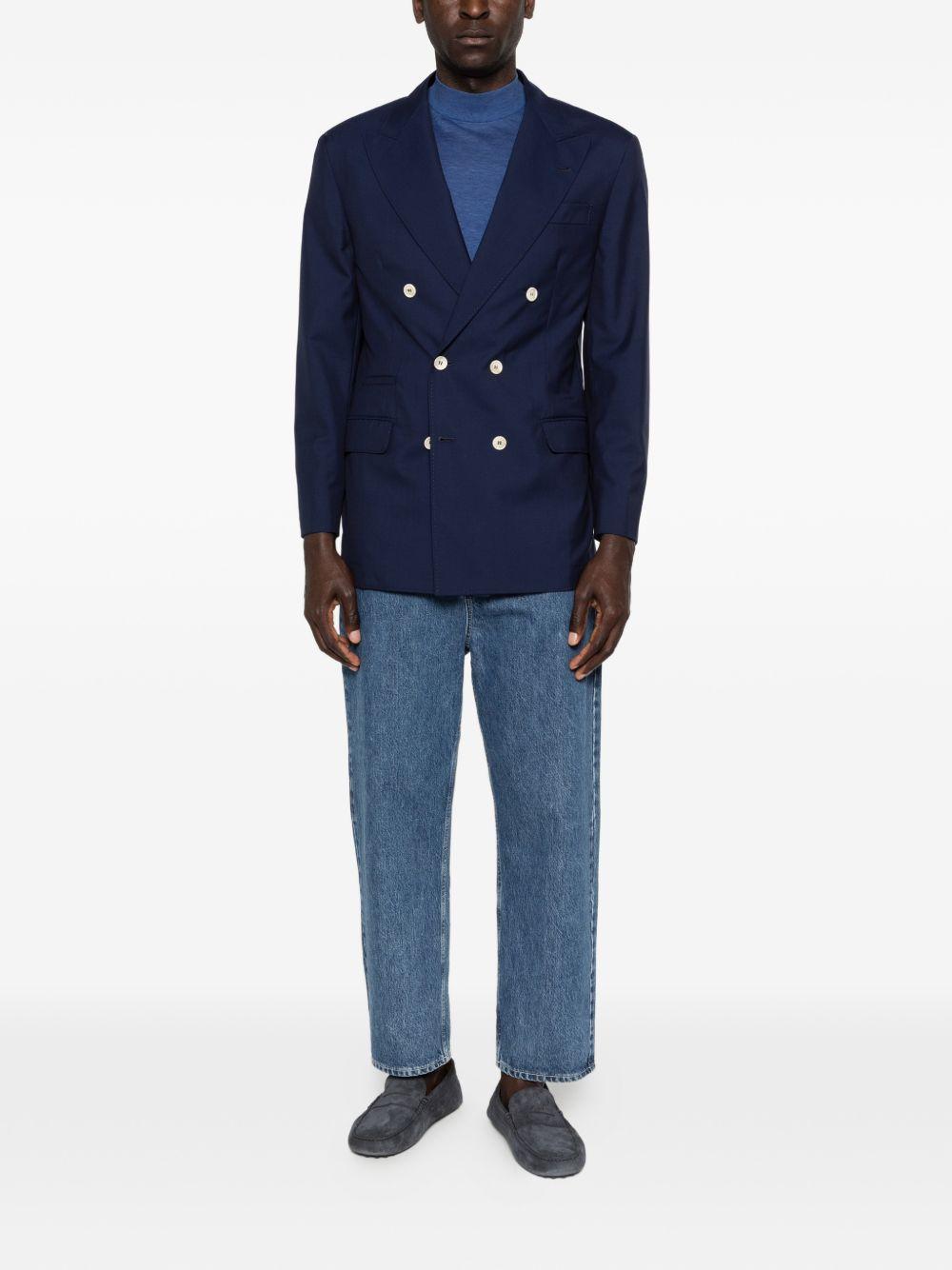 Blazer blu navy doppiopetto 