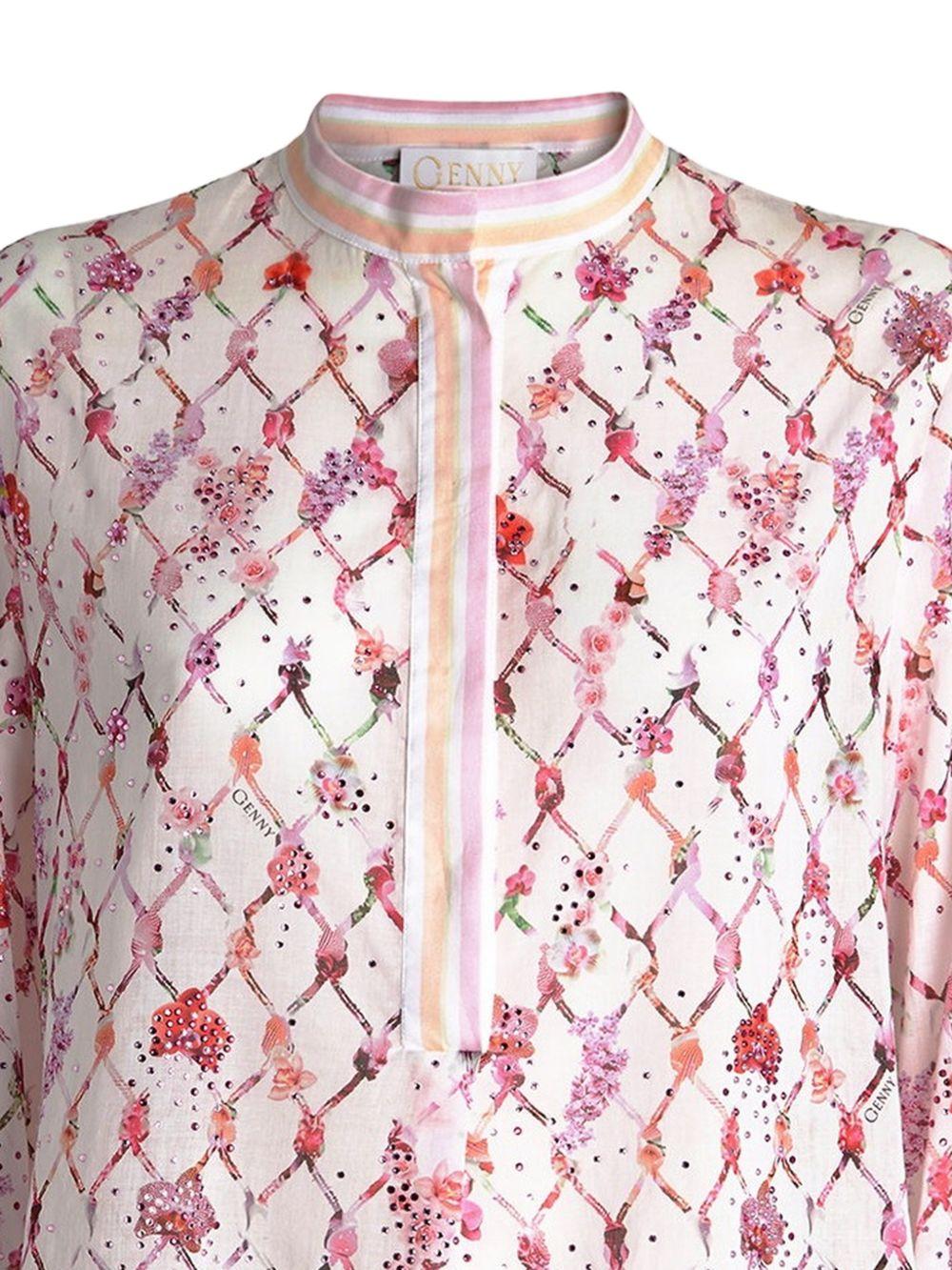 Blusa con stampa 