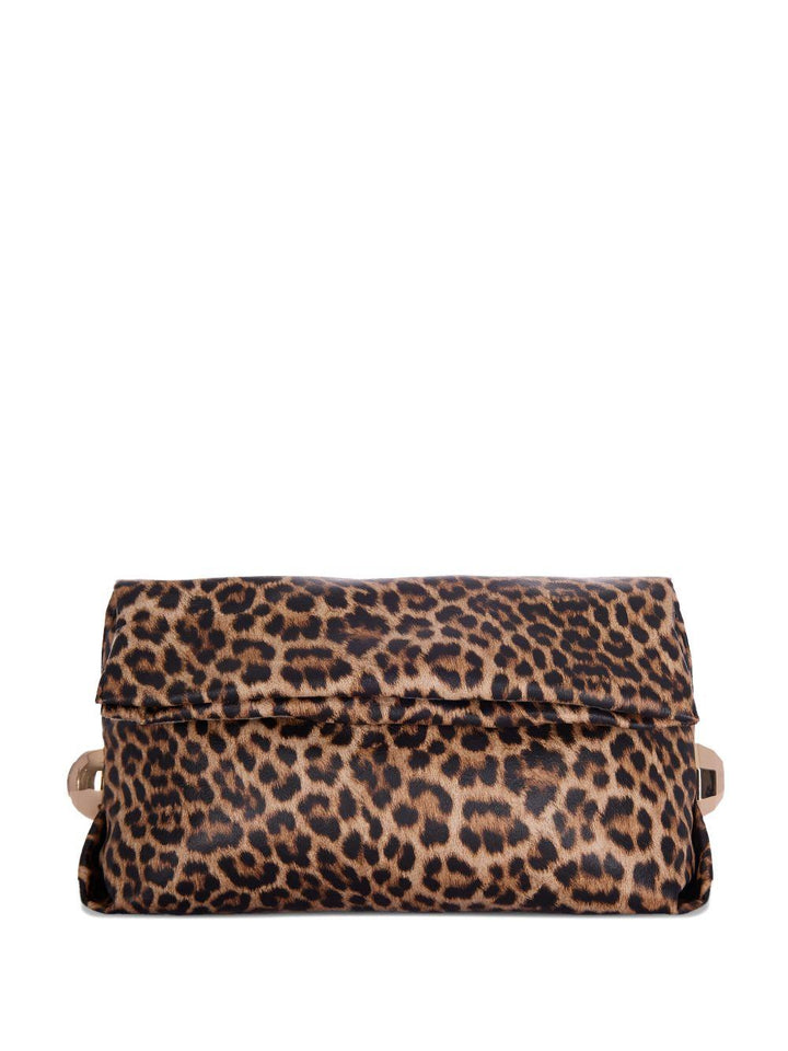 Clutch con stampa leopardata 