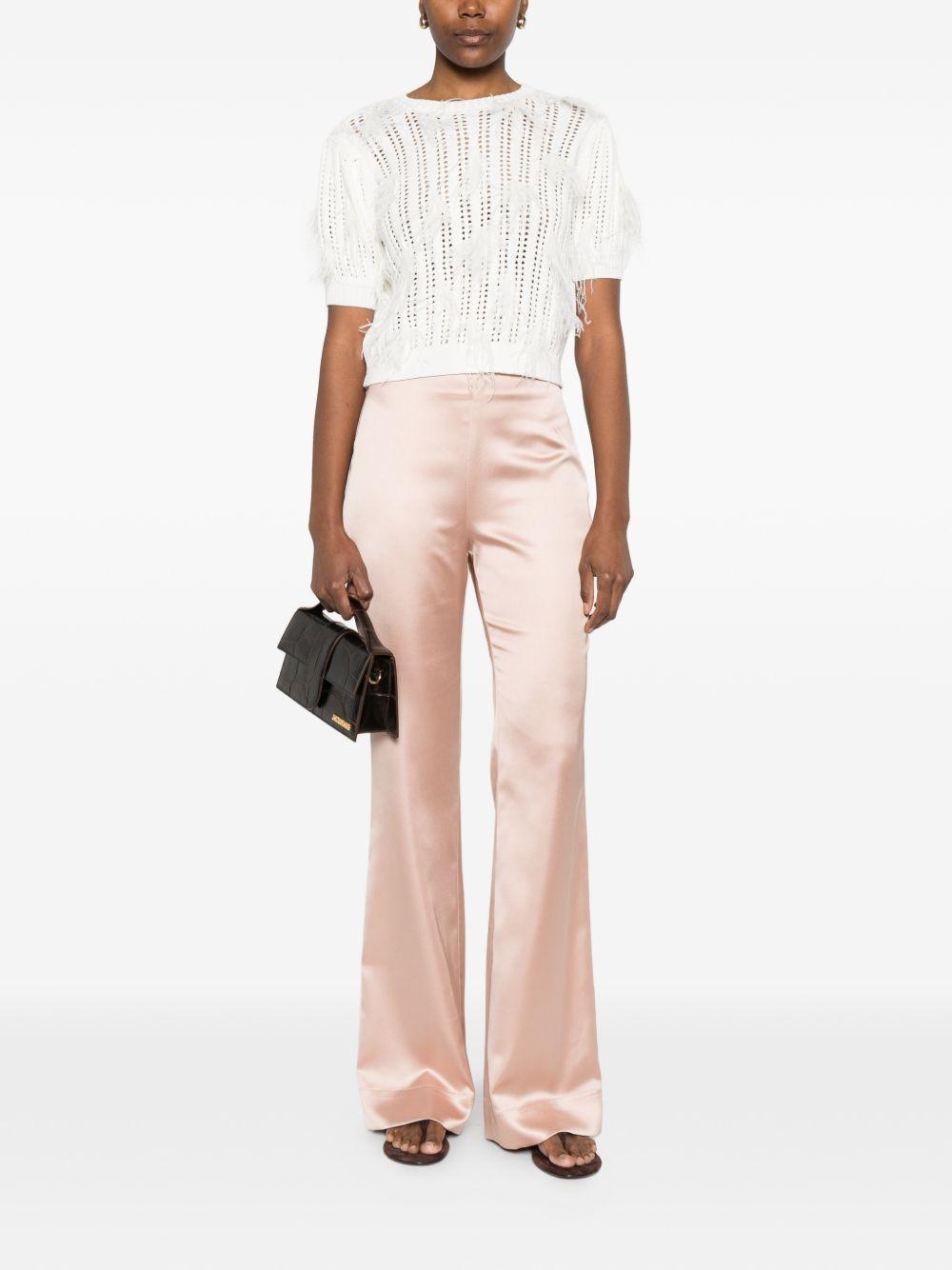 Pantaloni in raso 