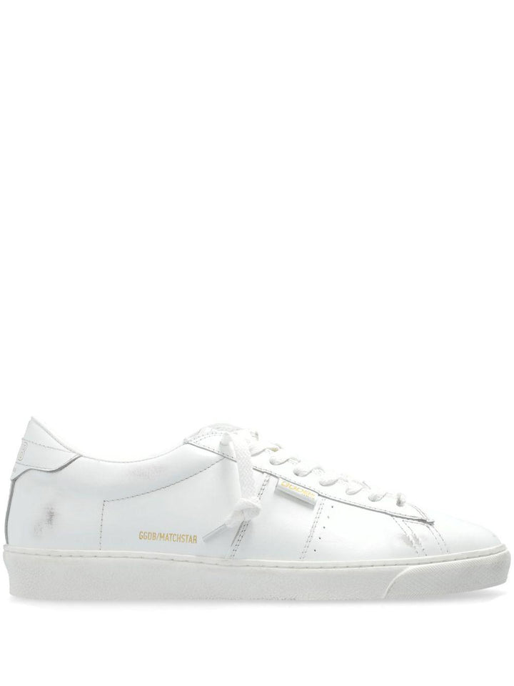 Sneakers Matchstar bianche ottico con dettagli logo 