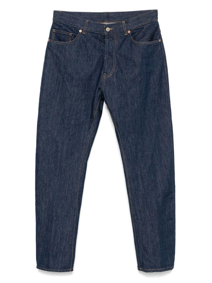 Jeans blu in cotone 