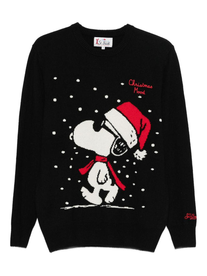 Maglione nero Heron Snoopy 