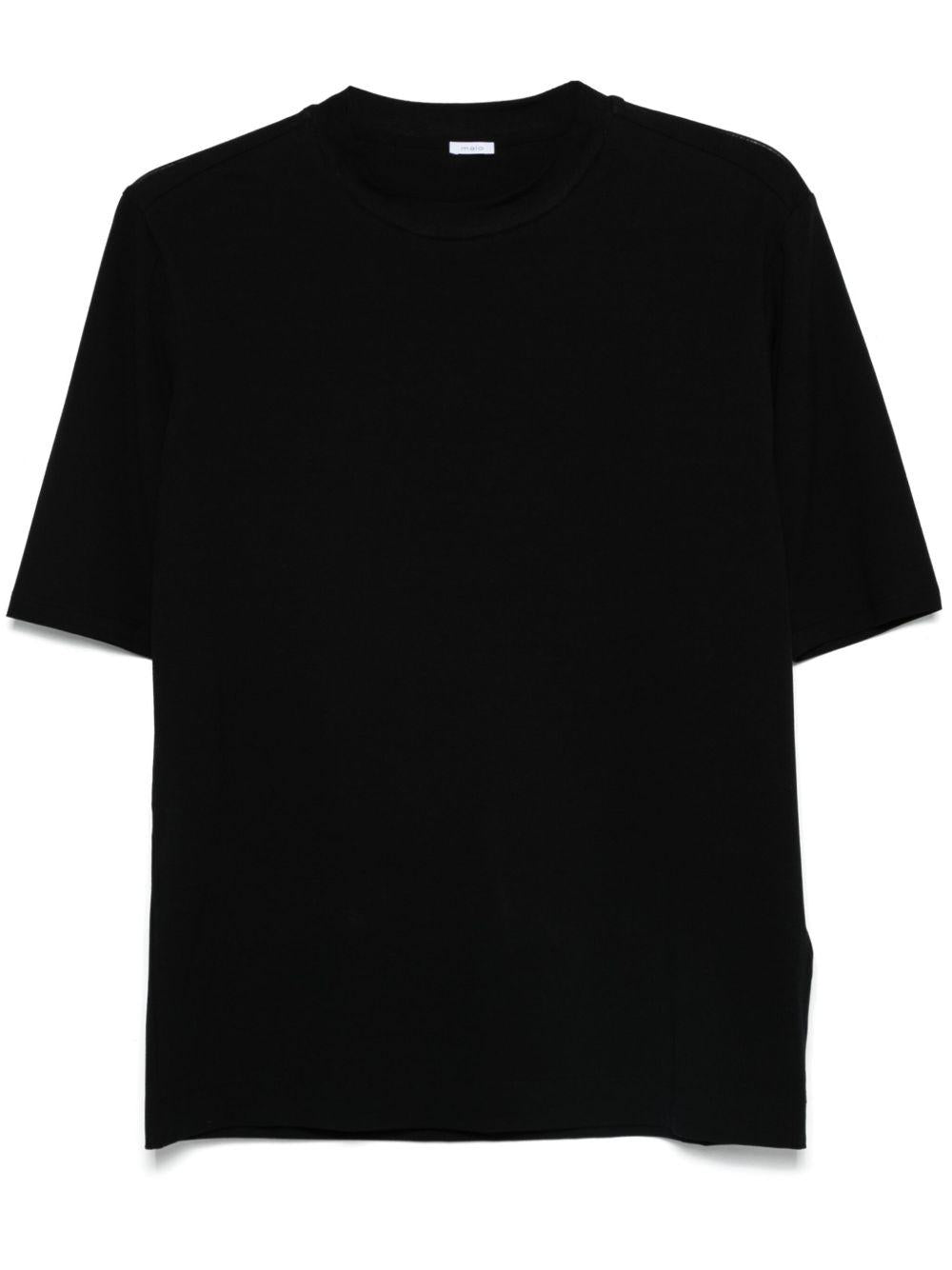 T-shirt girocollo nero 