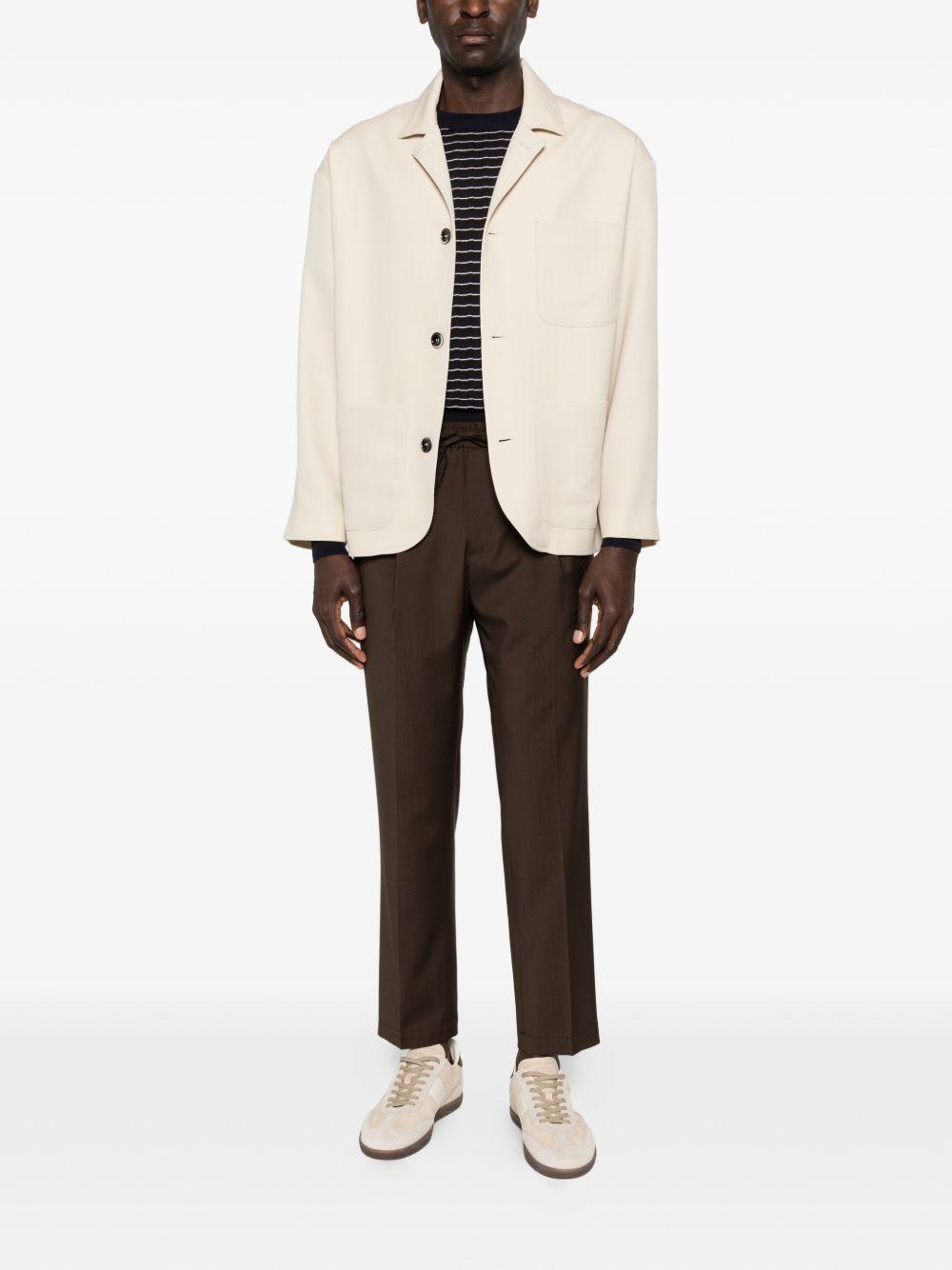 Pantaloni Wimbledons marrone con coulisse 