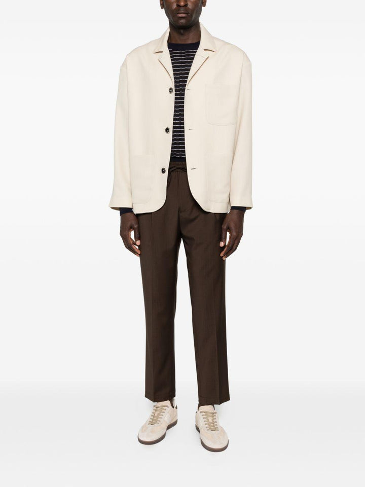 Pantaloni Wimbledons marrone con coulisse 