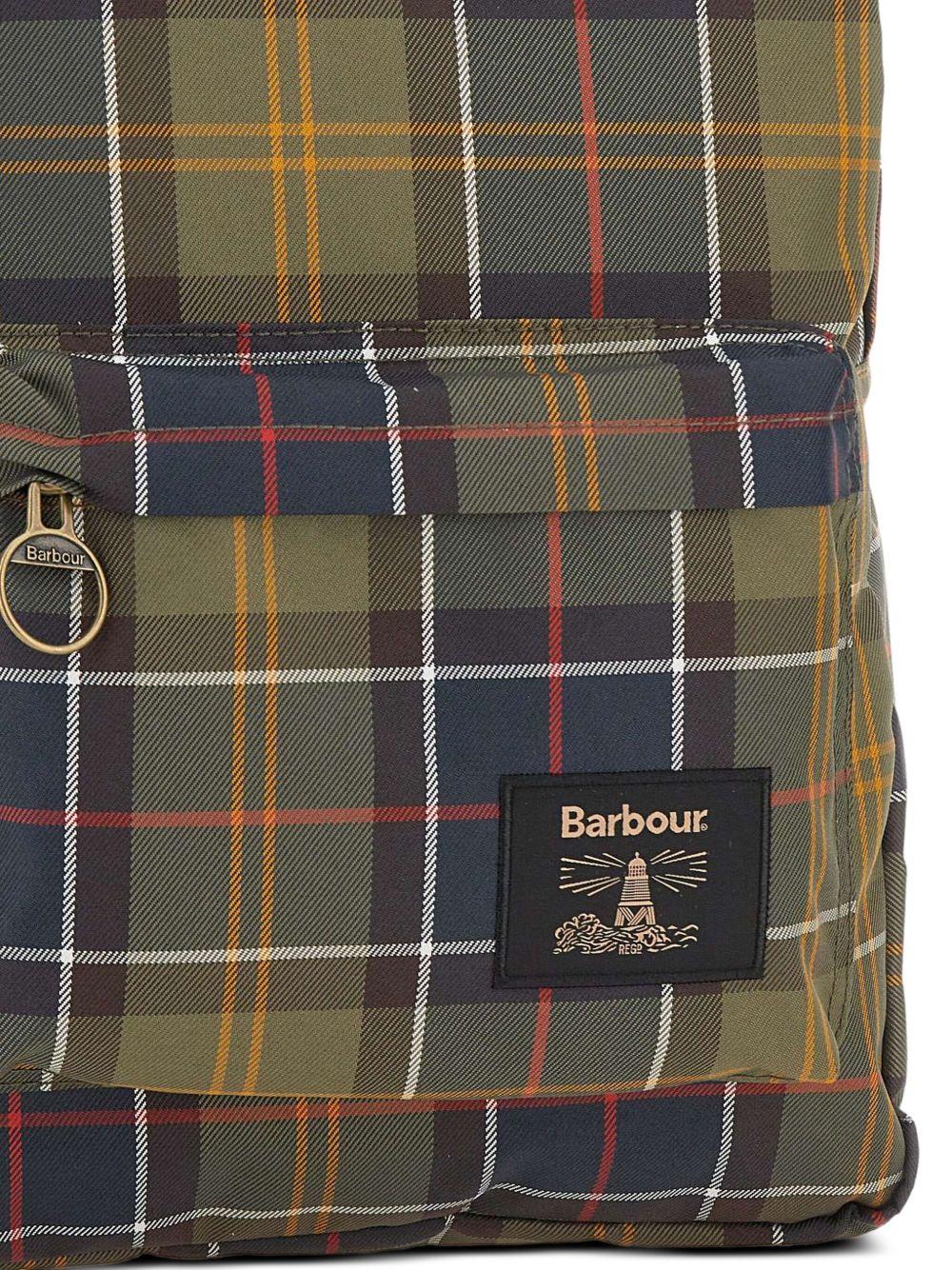Zaino verde tartan 