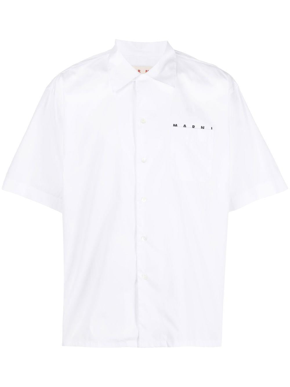 Camicia bianca manica corta 