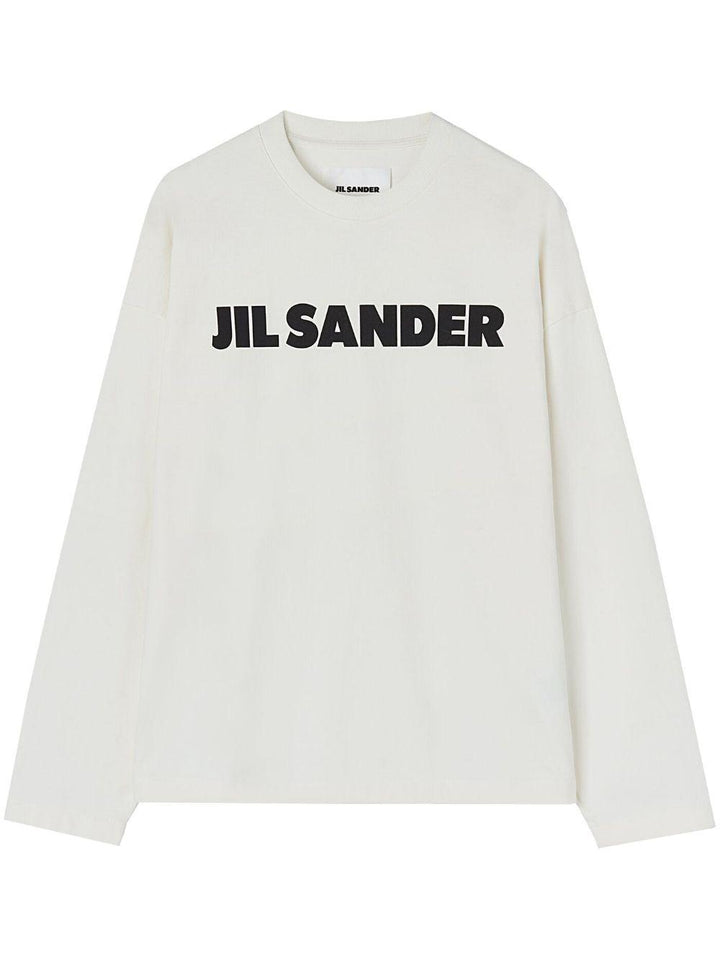 T-shirt porcelain con stampa logo 